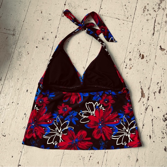 Catalina Floral Print Tankini Swim Top - Picture 10 of 10